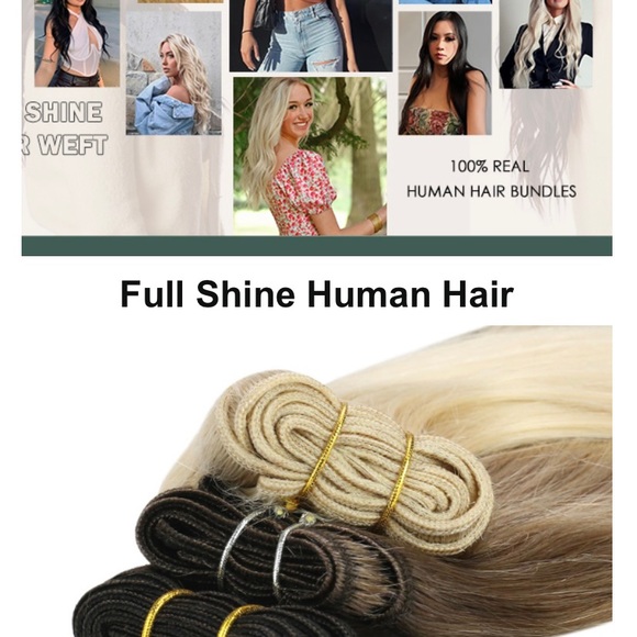 100% HH full shine dark brown hair wefts of the highest quality. (8 bands) - Picture 4 of 8